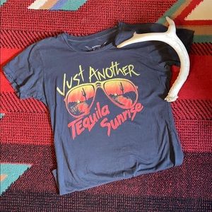 Just another Tequila Sunrise distressed tee